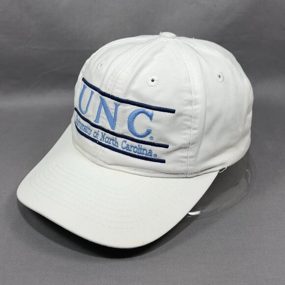North Carolina Tar Heels NCAA Snapback Hat Cap White The Game Split Bar Dad Mens - Picture 1 of 15